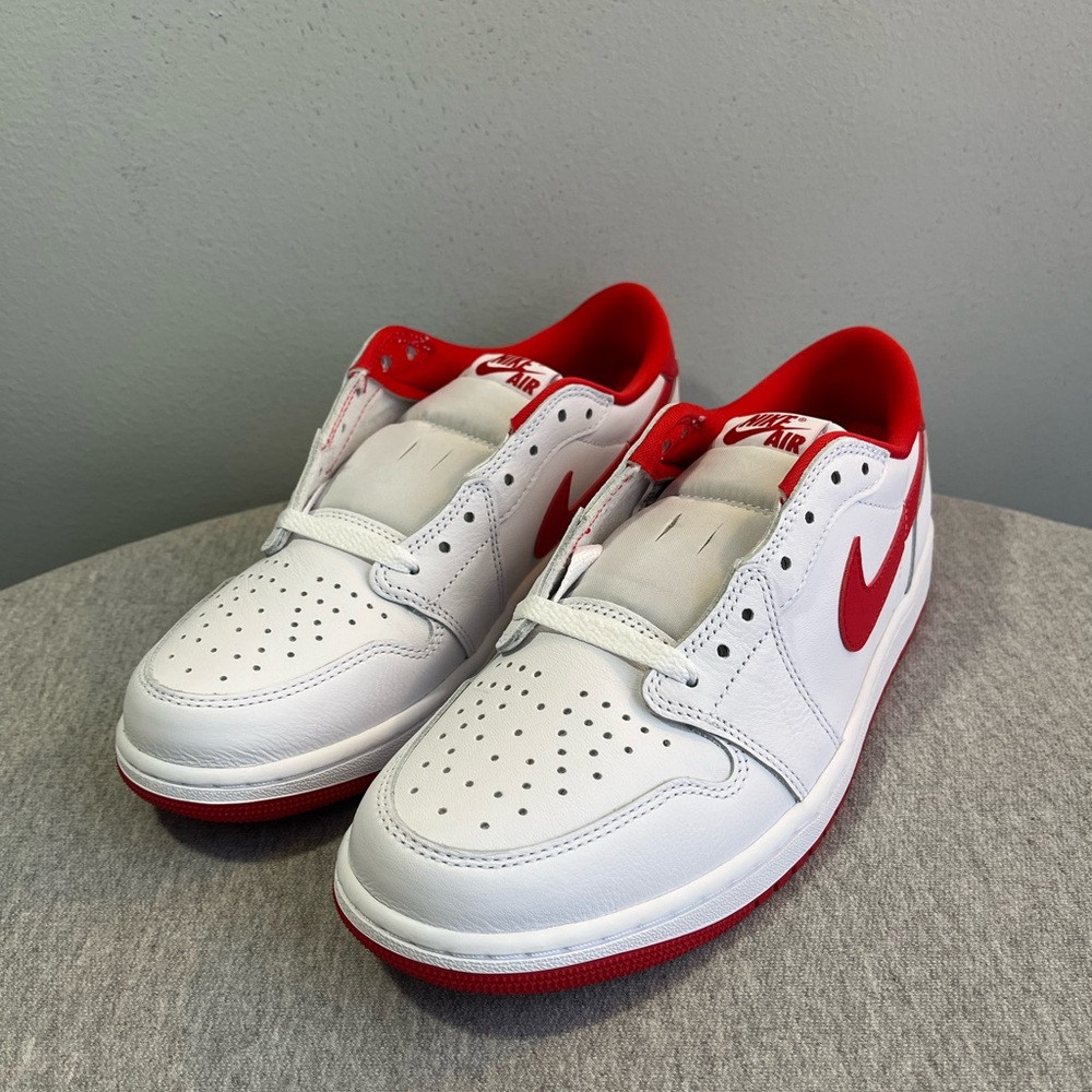 Nike Air Jordan 1 Retro OG Low University Red Men’s Shoe Size 10 CZ0709-161 - Picture 9 of 11